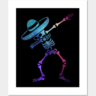 SKULL DIA DE MUERTOS DAB SPACE Posters and Art